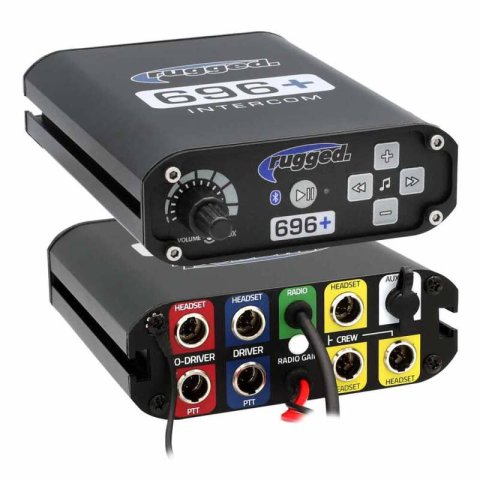Rugged Radios Kawasaki Teryx KRX Complete Comm Kit w/ BT Inter 2-Way 696 PLUS / G1 GMRS/ Dash Mount (1x rgdMCK-696-2P-G1, 1x rgdMT-KRX-MM-RM)