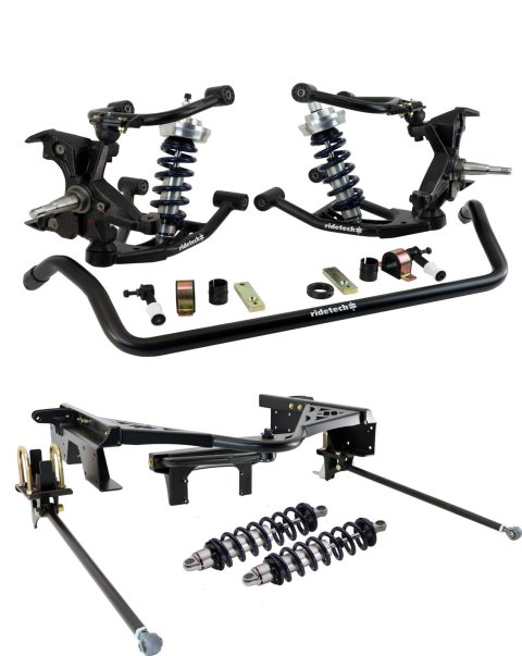 Ridetech 88-98 Chevy C1500 Heavy Duty 2WD TQ CoilOver System (Bundled Kit)