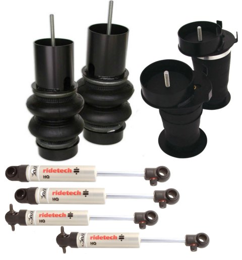 Ridetech 65-70 Pontiac Fullsize Air Suspension System w/ HQ Shocks (1x rid11151010, 1x rid11154010)