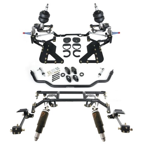 Ridetech 62-67 Nova TQ Air System (1x rid24350701, 1x rid11253011, 1x rid11257199, 1x rid11259100, 1x rid11259599)