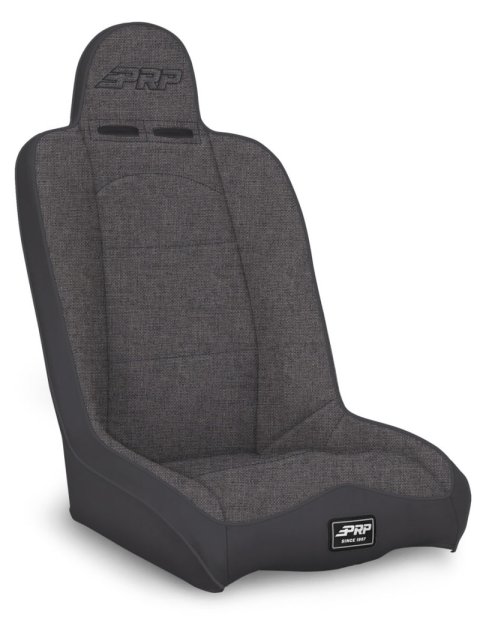 PRP Jeep Wrangler CJ7/YJ Daily Driver High Back Suspension Seats Kit (Pair) - Gray (2x prpA140110-54, 2x prpC23)