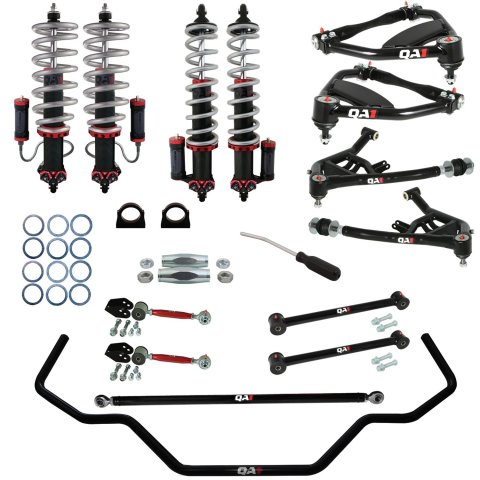 QA1 Level 3 Full Vehicle Drag Racing Suspension Kits DK03-GMB3 Handling Packages, Racing, Coil Springs, Shocks/Struts, Rear Sway Bar, 0-2.000 in. Drop, Buick, Chevrolet, Pontiac, Kit