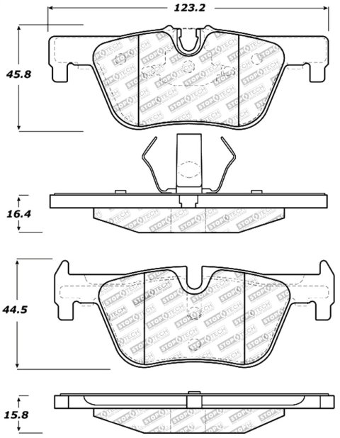 Sport Axle Pack, Slotted, Rear (1x sto126.34150SL, 1x sto126.34150SR, 1x sto309.16130, 1x sto950.34531)