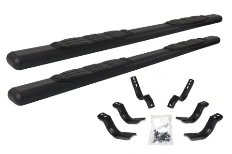 Go Rhino 20-20 Jeep Gladiator JT 5in 1000 Series Complete Kit w/Sidestep + Brkts (1x gor10587T, 1x gor6845165)