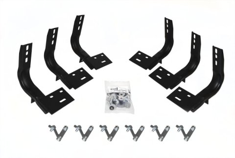 Go Rhino 09-14 Dodge Ram 1500 4in OE Xtreme Complete Kit w/Sidesteps + Brkts (1x gor640052PS, 1x gor6840995)