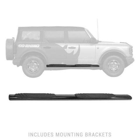 Go Rhino 10-14 Dodge Durango 4in OE Xtreme Complete Kit w/Sidesteps + Brkts (1x gor640071T, 1x gor6842395)