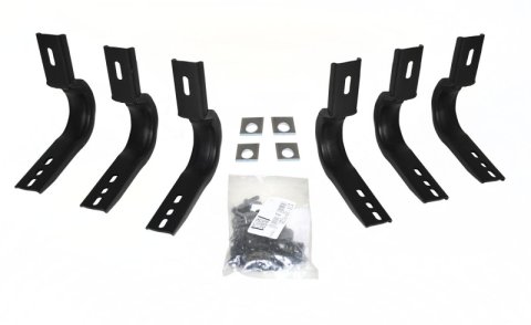Go Rhino 07-18 Chevy 1500 6in OE Xtreme II Complete Kit w/SideSteps + Brkts (1x gor660152PS, 1x gor6840455)