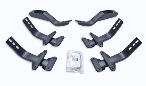 Go Rhino 17-20 Ford F-150 Raptor 6in OE Xtreme Complete Kit w/SideSteps + Brkts (1x gor660080T, 1x gor6841565)