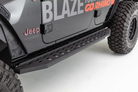 Go Rhino 18-20 Jeep Wrangler JLU RB20 Complete Kit w/RB20 + Brkts (1x gor69400073T, 1x gor6945065)