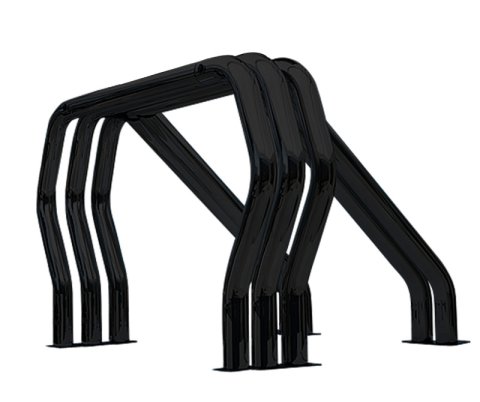 Go Rhino 04-14 Ford F-150 RHINO! Bed Bar Complete Kit w/Main Bar + Kickers (1x gor600, 2x gor9560B, 2x gor98001B, 1x gor98002B)