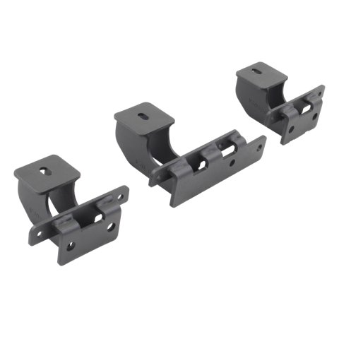 Go Rhino 18-20 Jeep Wrangler JLU Dominator Extreme D1 SideSteps Complete Kit w/SideStep + Brkts (1x gorD10073T, 1x gorD64506BTK)