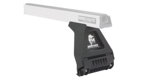 Rhino-Rack 03-21 Chevrolet Express 2 Door Van Heavy Duty RL150 4 Bar Roof Rack - Black (4x rhrRB1650B, 4x rhrRL150GMC)