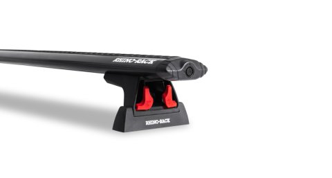 Rhino-Rack 02-09 Chevrolet Trailblazer 4 Door SUV Vortex RLT600 2 Bar Roof Rack - Black (1x rhrRLT600, 2x rhrVA118B)