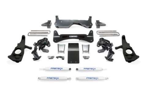 Fabtech 11-19 GM 2500HD 2WD/4WD 6in Rts Sys w/Perf Shks (1x fabFTS21092, 1x fabFTS21093, 1x fabFTS21094, 2x fabFTS7333, 2x fabFTS7338)