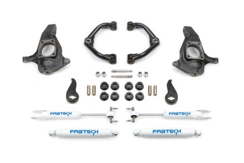 Fabtech 11-19 GM C/K2500HD/3500HD 4in Ultimate System w/Uniball UCA & Perf. Shocks (1x fabFTS21130)