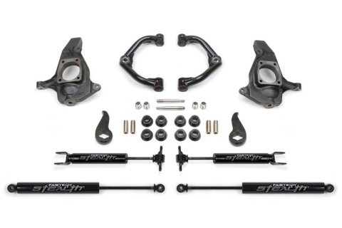 Fabtech 11-19 GM C/K2500HD/3500HD 4in Ultimate System w/Uniball UCA & Stealth Shocks (1x fabFTS21188)