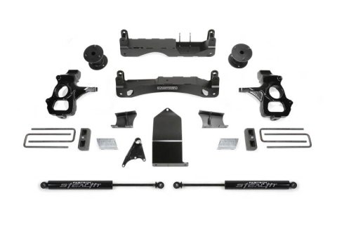 Fabtech 14-18 GM C/K1500 P/U w/oE Forg Stl UCA 4in Basic Sys w/Stealth (1x fabFTS21226, 1x fabFTS21227, 1x fabFTS21228, 2x fabFTS6333)