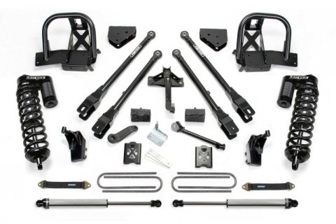 Fabtech 08-10 Ford F250 4WD 6in 4Link Sys w/Dlss 4.0 C/O & Rr Dlss (Bundled Kit)