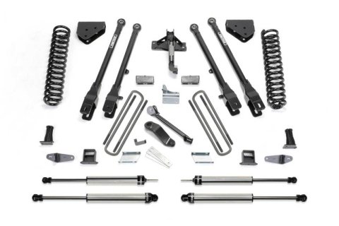 Fabtech 08-10 Ford F350 4WD 10in 4Link Sys w/Coils & Dlss Shks (Bundled Kit)
