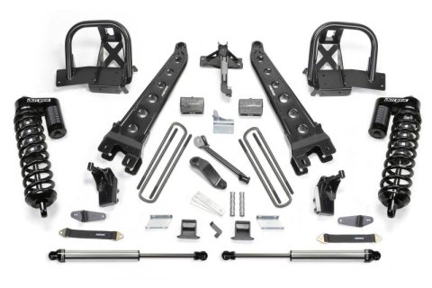 Fabtech 08-10 Ford F450/550 4WD 6in Rad Arm Sys w/Dlss 4.0 C/O& Rr Dlss (Bundled Kit)