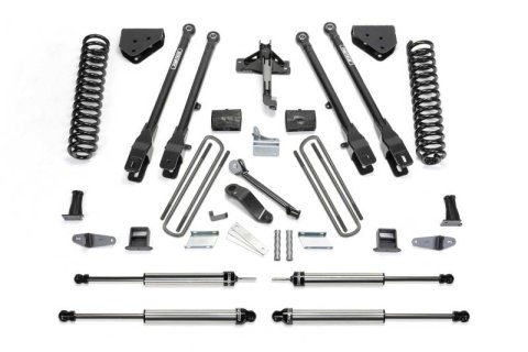 Fabtech 08-10 Ford F450/550 4WD 6in 4Link Sys w/Coils & Dlss Shks (Bundled Kit)