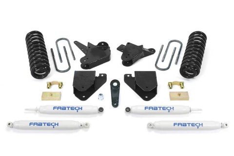 Fabtech 08-10 Ford F250 2WD V8 Gas 6in Basic Sys w/Perf Shks (1x fabFTS22057, 1x fabFTS22098BK, 1x fabFTS22122BK, 2x fabFTS7236, 2x fabFTS7333)