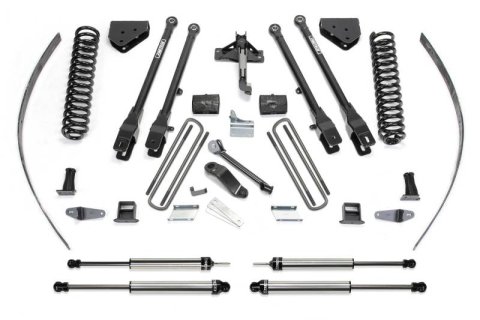 Fabtech 08-16 Ford F250 4WD w/Factory Overload 8in 4Link Sys w/Coils & Dlss Shks (Bundled Kit)