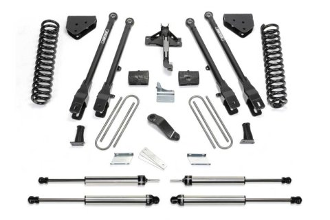 Fabtech 08-16 Ford F350/450 4WD 8 Lug 6in 4Link Sys w/Coils & Dlss Shks (Bundled Kit)