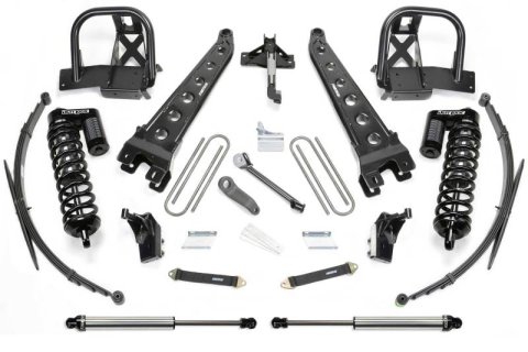 Fabtech 11-16 Ford F250/350 4WD 8in Rad Arm Sys w/Dlss 4.0 C/O& Rr Lf Sprngs & Rr Dlss (Bundled Kit)