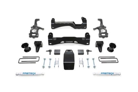 Fabtech 15-20 Ford F150 4WD 6in Basic Sys w/Perf Shks (1x fabFTS22179, 1x fabFTS22180, 2x fabFTS7266)