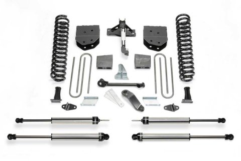 Fabtech 08-16 Ford F250/F350 4WD 4in Basic Sys w/Dlss Shks (1x fabFTS22207, 1x fabFTS22208, 1x fabFTS22211, 2x fabFTS810052, 2x fabFTS810962)