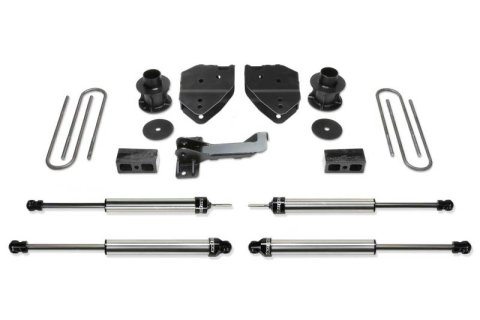 Fabtech 17-21 Ford F250/F350 4WD 4in Budget Sys w/Dlss Shks (1x fabFTS22212, 2x fabFTS810052, 2x fabFTS810962)