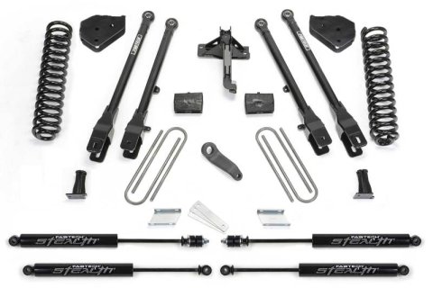 Fabtech 17-21 Ford F250/F350 4WD Diesel 6in 4Link Sys w/Coils & Stealth (Bundled Kit)