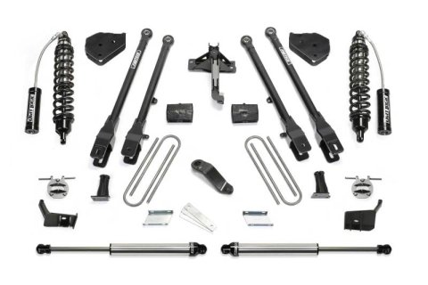 Fabtech 17-21 Ford F250/F350 4WD Diesel 6in 4Link Sys w/2.5 & 2.25 (1x fabFTS22219, 1x fabFTS22221, 1x fabFTS22222, 1x fabFTS22248, 2x fabFTS810052)