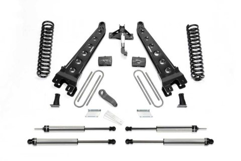 Fabtech 17-21 Ford F250/F350 4WD Gas 6in Rad Arm Sys w/Coils & Dlss Shks (Bundled Kit)