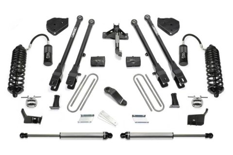 Fabtech 17 Ford F450/F550 4WD Diesel 6in 4Link Sys w/4.0 & 2.25 Dl (Bundled Kit)