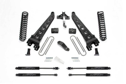 Fabtech 2018 Ford F450/F550 4WD Diesel 6in Rad Arm Sys w/Coils & Stealth (Bundled Kit)