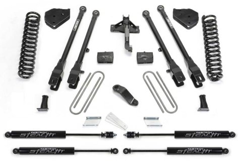 Fabtech 18 Ford F450/F550 4WD Diesel 6in 4Link Sys w/Coils & Stealth (Bundled Kit)