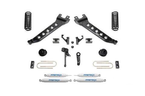 Fabtech 13-18 Ram 3500 4WD 5in Radius Arm Kit w/Perf Shks (1x fabFTS23090, 1x fabFTS23095)