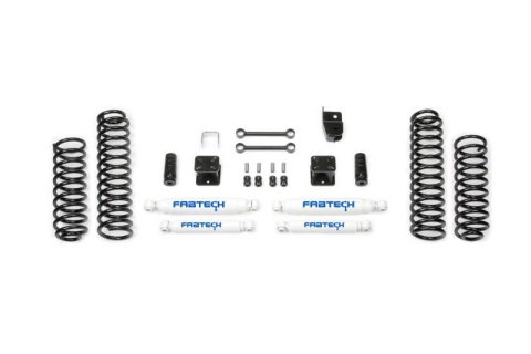 Fabtech 07-18 Jeep JK 4WD 2-Door 3in Sport System w/Perf. Shocks (1x fabFTS24095)