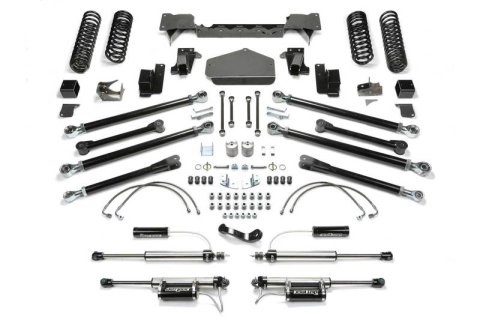 Fabtech 07-18 Jeep JK 2-Door 5in Crawler Lt w/Dlss Resi (Bundled Kit)