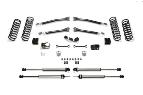 Fabtech 07-18 Jeep JK 2-Door 3in Trail w/Dlss Shks (1x fabFTS24128, 1x fabFTS24161, 1x fabFTS24183, 2x fabFTS810582, 2x fabFTS811092)