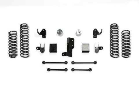 Fabtech 18-21 Jeep JL 4-Door 4WD 3in Sport System w/Shk Ext (1x fabFTS24201, 1x fabFTS24207)