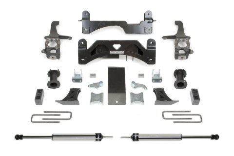 Fabtech 16-21 Toyota Tundra 2WD/4WD 6in Basic Sys w/C/O Spacers & Rr Dlss (1x fabFTS26022BK, 1x fabFTS26071, 1x fabFTS26072, 2x fabFTS810602)
