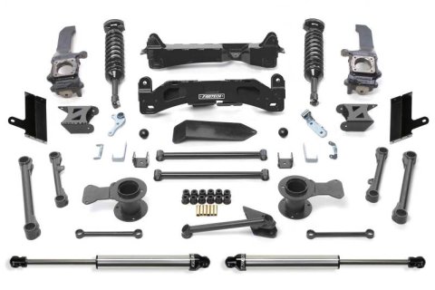 Fabtech 2015-21 Toyota 4Runner 4WD 6in Perf Sys w/Dl 2.5C/O & 2.25 (1x fabFTS26059, 1x fabFTS26081, 1x fabFTS26082, 1x fabFTS26093, 2x fabFTS810542)