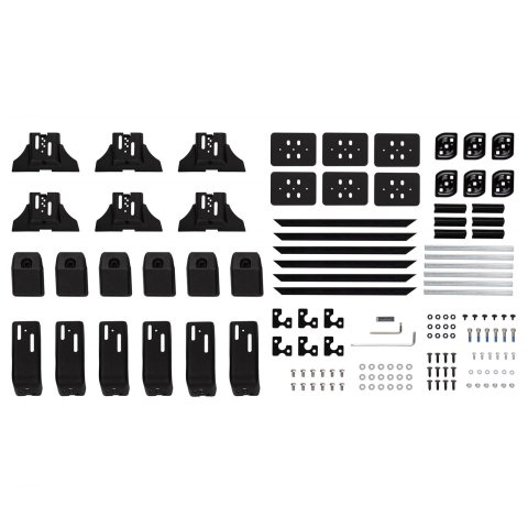 ARB Base Rack 72in x 51in with Mount Kit/Deflector/Front 3/4 Rails (1x arb1770030, 1x arb17900090, 1x arb17900010, 1x arb1780050)