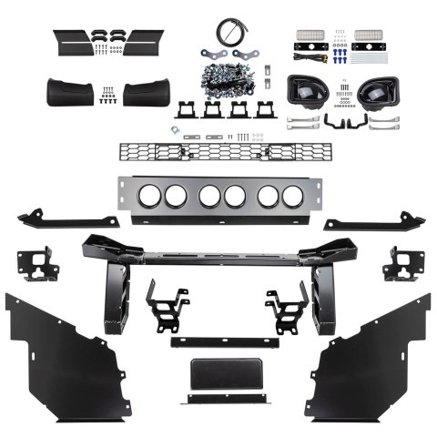 ARB Grille Guards 3440510B Summit Winch Bumper, Compatible with Fog Lights