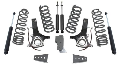 MaxTrac 09-18 RAM 1500 2WD 4.7L V8 7in/4.5in MaxPro Spindle Lift Kit w/MaxTrac Shocks (1x mxt702145, 1x mxt872170, 1x mxt902445)