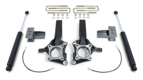 MaxTrac 09-14 Ford F-150 2WD 4in/2in MaxPro Spindle Lift Kit w/MaxTrac Shocks (1x mxt703440, 1x mxt903120)