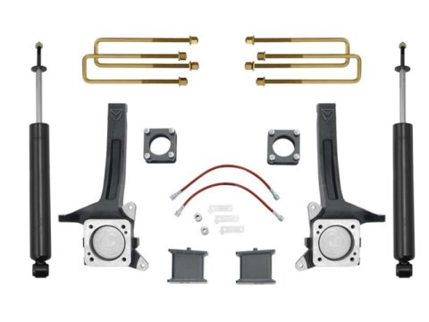 MaxTrac 07- 18 Toyota Tundra 2WD 6in/4in MaxPro Spindle Lift Kit w/MaxTrac Shocks (1x mxt706735, 1x mxt906740)